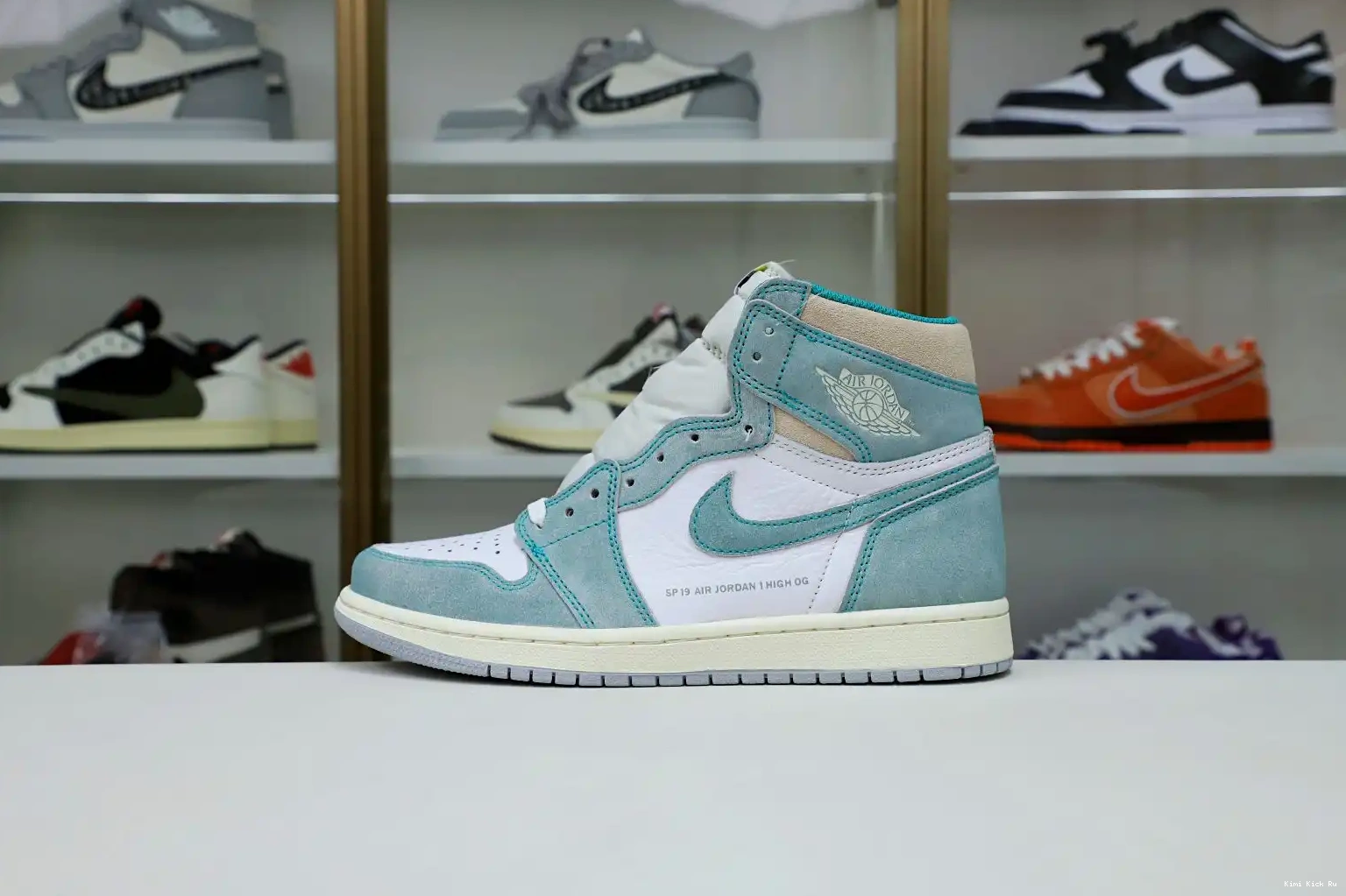 OG AIR 'TURBO GREEN' JORDAN RETRO 1 Kimikick HIGH 0807
